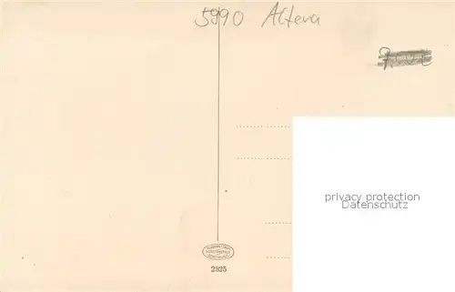 AK / Ansichtskarte Altena_Lenne Blick vom Iserlohner Tor zur Burg Altena_Lenne