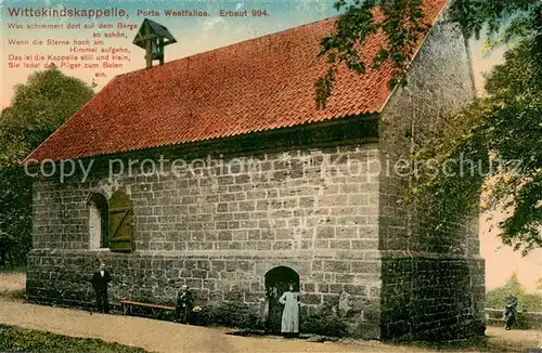 AK / Ansichtskarte Porta_Westfalica Wittekindskapelle erbaut 994 Porta_Westfalica