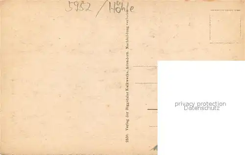 AK / Ansichtskarte Attendorn Tropfsteinhoehle Krippe zu Bethlehem Attendorn