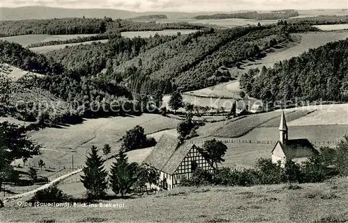 AK / Ansichtskarte Olpe_Meschede Blick ins Bieketal Olpe Meschede