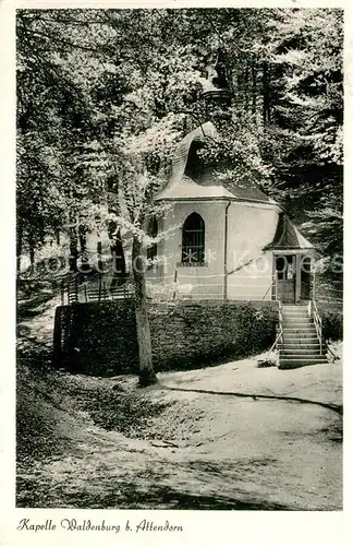 AK / Ansichtskarte Attendorn Kapelle Waldenburg Attendorn