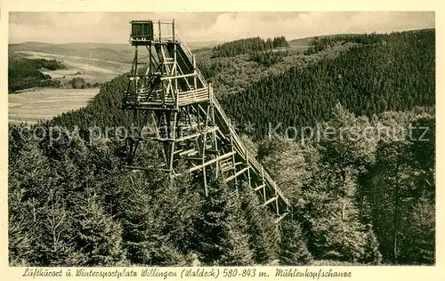 AK / Ansichtskarte Willingen_Sauerland Muehlenkopfschanze Willingen_Sauerland