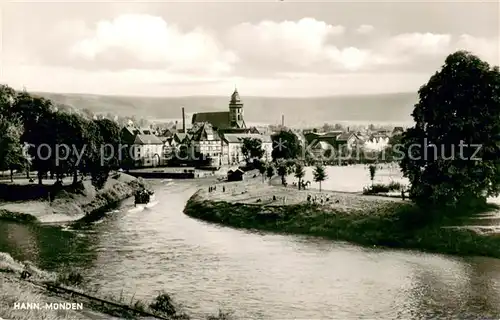 AK / Ansichtskarte Hann._Muenden Panorama Hann. Muenden