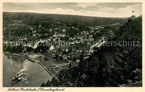 AK / Ansichtskarte Karlshafen_Bad Panorama Karlshafen_Bad