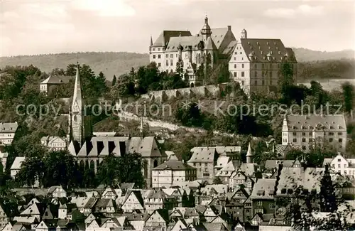 AK / Ansichtskarte Marburg_Lahn Schloss Marburg_Lahn