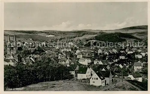 AK / Ansichtskarte Olpe_Stadt Panorama 