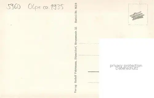 AK / Ansichtskarte Olpe_Stadt Panorama 