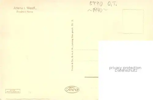 AK / Ansichtskarte Altena_Lenne Panorama mit Burg OT Nette Altena_Lenne