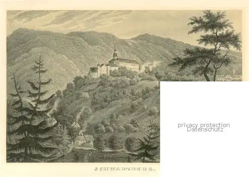 AK / Ansichtskarte Reinhardsbrunn mit Schwarzburg Reinhardsbrunn