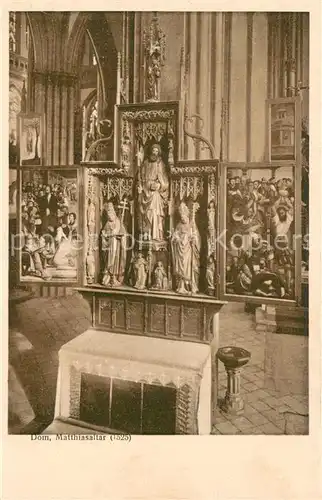 AK / Ansichtskarte Xanten St. Victor Dom Matthiasaltar Xanten