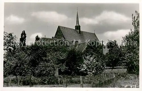 AK / Ansichtskarte Marienthal_Hamminkeln Obstbaumwiese Blick zur Kirche Marienthal Hamminkeln