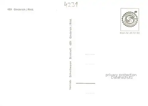 AK / Ansichtskarte Ginderich Schule Ginderich