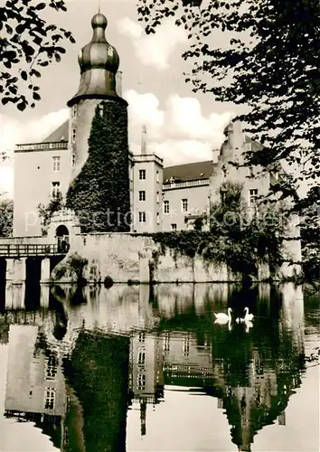 AK / Ansichtskarte Gemen Wasserburg Schloss Schwaene Gemen
