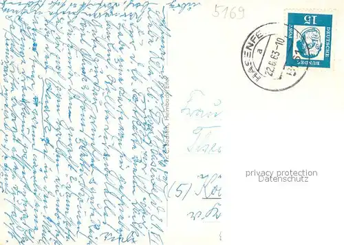 AK / Ansichtskarte Heimbach_Eifel Stadtpanorama Heimbach Eifel