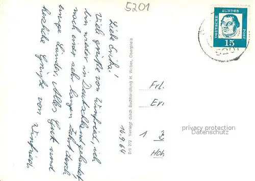 AK / Ansichtskarte Oberpleis Ortsansicht mit Kirche Blick auf den oelberg Oberpleis