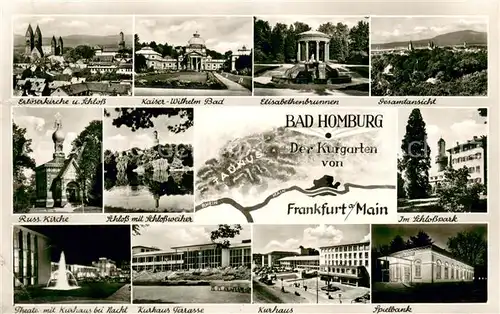 AK / Ansichtskarte Bad_Homburg Stadtansichten Sehenswuerdigkeiten Bad_Homburg