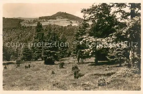 AK / Ansichtskarte Ebersburg Am Bodenhof Blick auf den Ebersberg Serie Die schoene Rhoen Landschaftspanorama Ebersburg