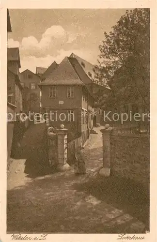 AK / Ansichtskarte Wetzlar Lottehaus Museum Altstadt Wetzlar