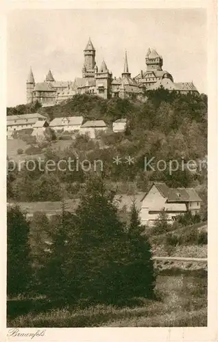 AK / Ansichtskarte Braunfels Blick zum Schloss Braunfels