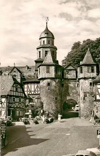 AK / Ansichtskarte Braunfels Gaststaette Turmschaenke Torbogen Altstadt Braunfels