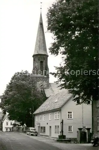 AK / Ansichtskarte Ulrichstein Gasthof Kirche Ulrichstein