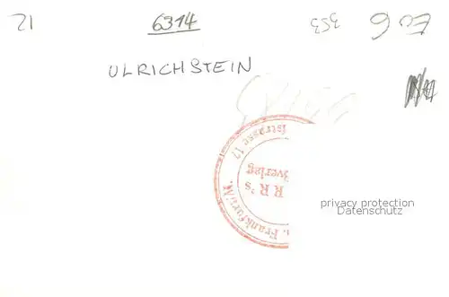 AK / Ansichtskarte Ulrichstein Gasthof Kirche Ulrichstein