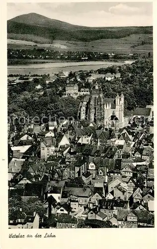 AK / Ansichtskarte Wetzlar Stadtbild mit Dom Wetzlar