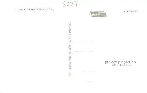 AK / Ansichtskarte Herchen Panorama Luftkurort Herchen