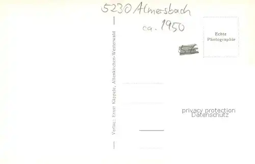 AK / Ansichtskarte Almersbach Kirche Almersbach