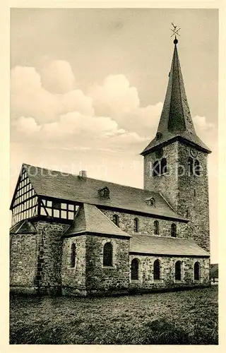 AK / Ansichtskarte Mehren_Westerwald Baustein zur Wiederherstellung der Kirche Mehren_Westerwald