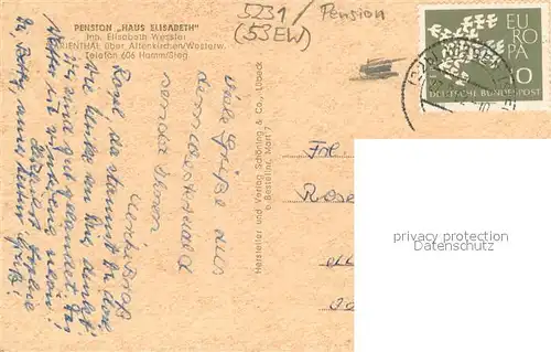 AK / Ansichtskarte Marienthal_Westerwald Ansicht vom Waldrand aus Marienthal_Westerwald