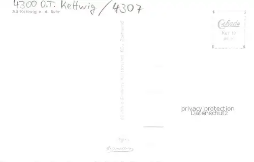 AK / Ansichtskarte Kettwig Gasse in der Altstadt Nachtwaechter mit Laterne Kettwig