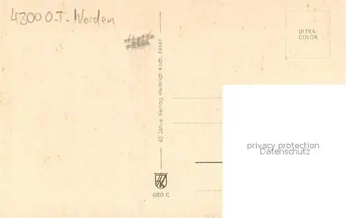 AK / Ansichtskarte Werden_Ruhr_Essen Blick auf die Abteikirche 