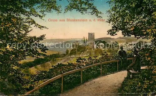 AK / Ansichtskarte Blankenstein_Ruhr Blick auf die Burg Blankenstein_Ruhr