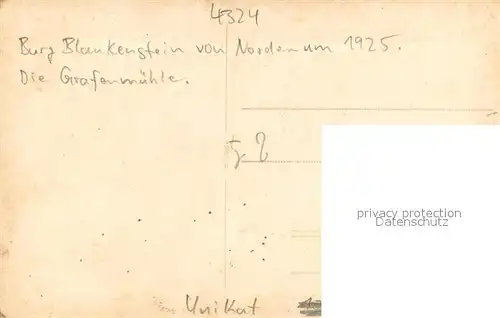 AK / Ansichtskarte Blankenstein_Ruhr Burg Blankenstein Grafenmuehle Blankenstein_Ruhr