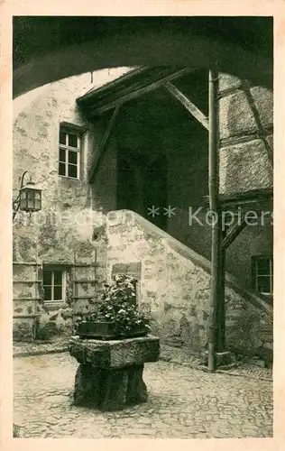 AK / Ansichtskarte Lobeda Jugendburg des DHV Innerer Burghof Lobeda