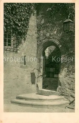 AK / Ansichtskarte Lobeda Untere Lobdeburg Innerer Burghof Jugendburg des DHV Lobeda