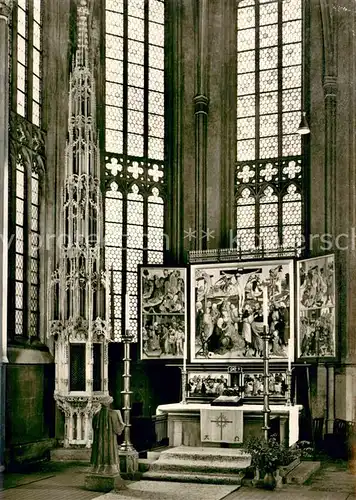 AK / Ansichtskarte Korbach Ev Kirche St Kilian Fluegelaltar Korbach