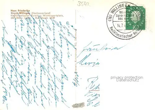 AK / Ansichtskarte Stryck Haus Friederike Stryck