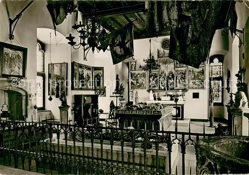 AK / Ansichtskarte Altena_Lenne Burg Kapelle Inneres Altena_Lenne