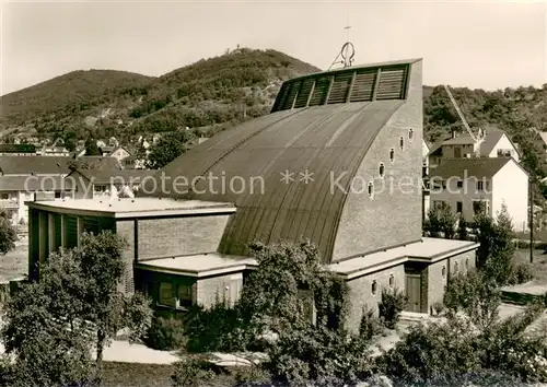 AK / Ansichtskarte Bensheim Auerbach_Bergstrasse Kath Kirche 