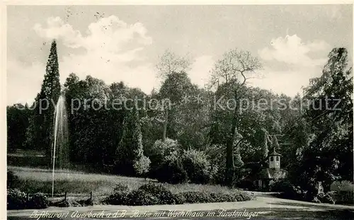 AK / Ansichtskarte Auerbach_Bergstrasse Wachthaus im Fuerstenlager Auerbach_Bergstrasse