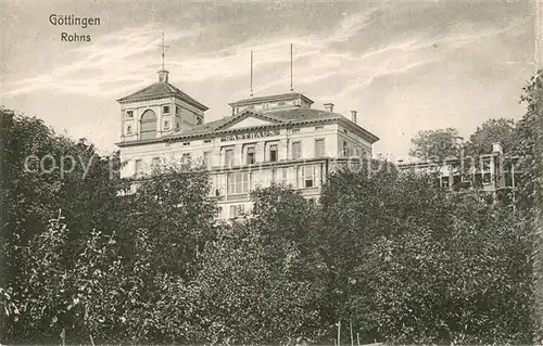 AK / Ansichtskarte Goettingen_Niedersachsen Gasthaus Rohns Goettingen Niedersachsen