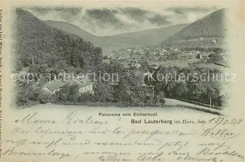 AK / Ansichtskarte Bad_Lauterberg Panorama vom Eichenkopf Bad_Lauterberg