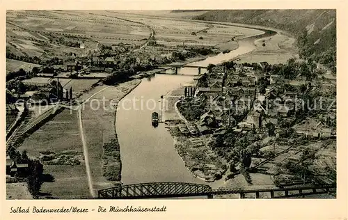 AK / Ansichtskarte Bodenwerder Weserpartie Bodenwerder