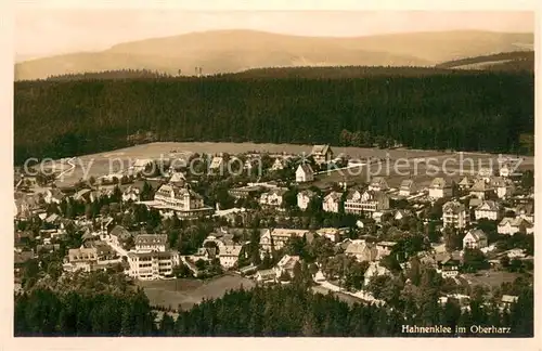 AK / Ansichtskarte Hahnenklee Bockswiese_Harz Panorama Hahnenklee Bockswiese