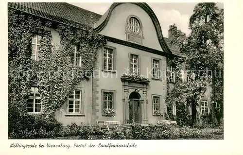 AK / Ansichtskarte Vienenburg Portal der Landfrauenschule Vienenburg