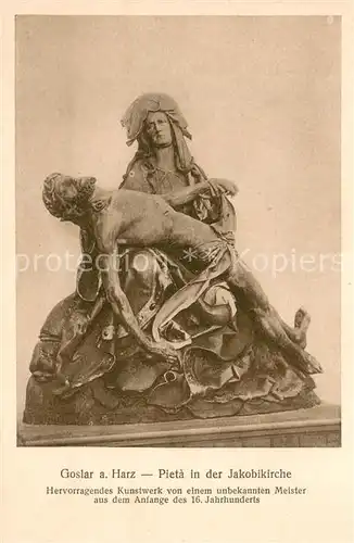 AK / Ansichtskarte Goslar Pieta in der Jakobikirche Goslar