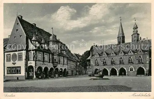 AK / Ansichtskarte Goslar Marktplatz Goslar