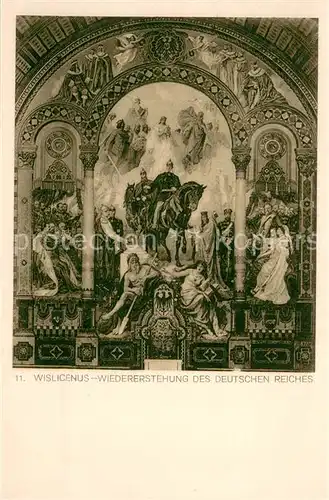 AK / Ansichtskarte Goslar Wislicensus Bild im Kaisersaal Wiedererstehung des Deutschen Reiches Goslar